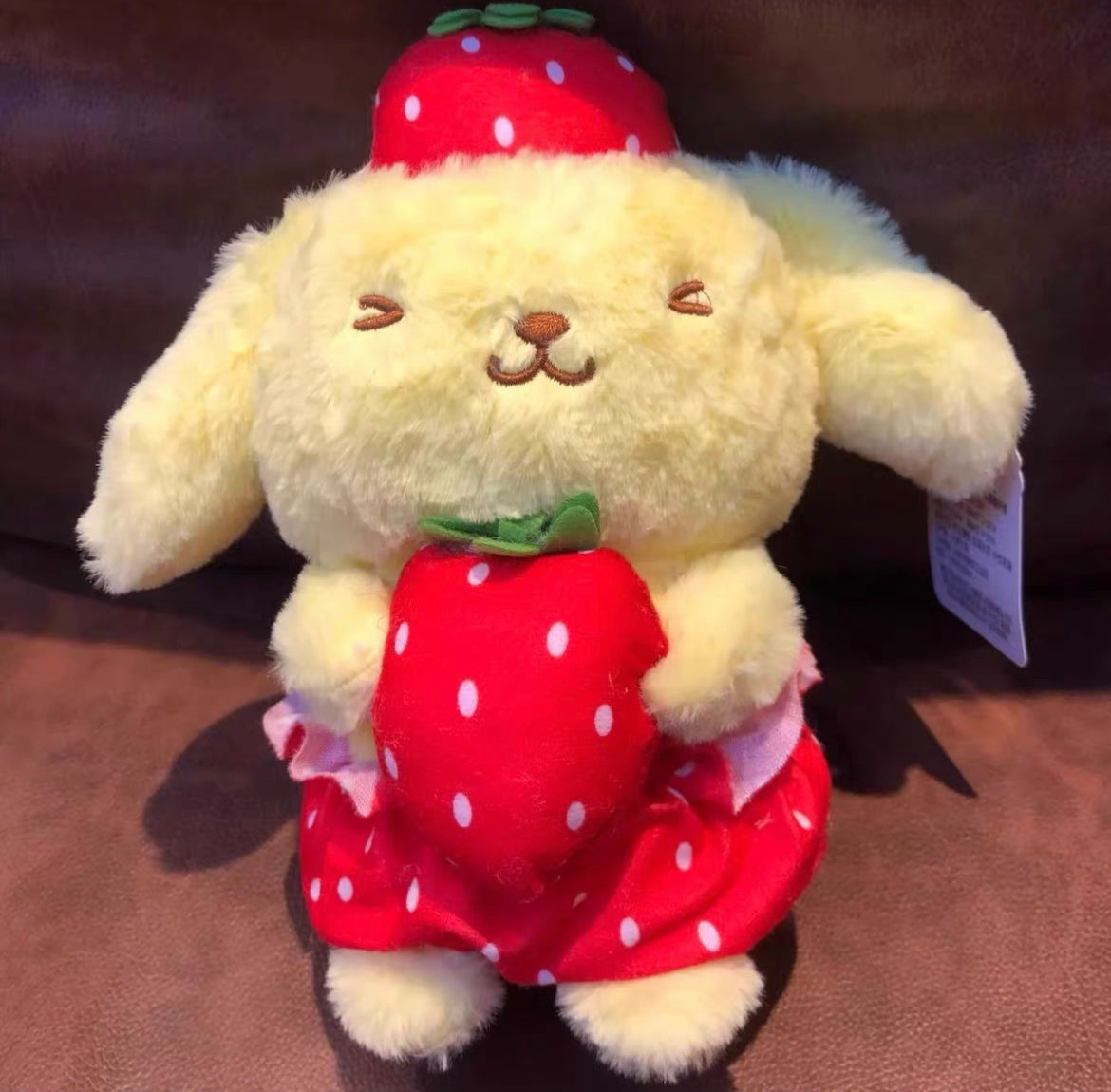 Preorder Pom Pom Purin strawberry plushy