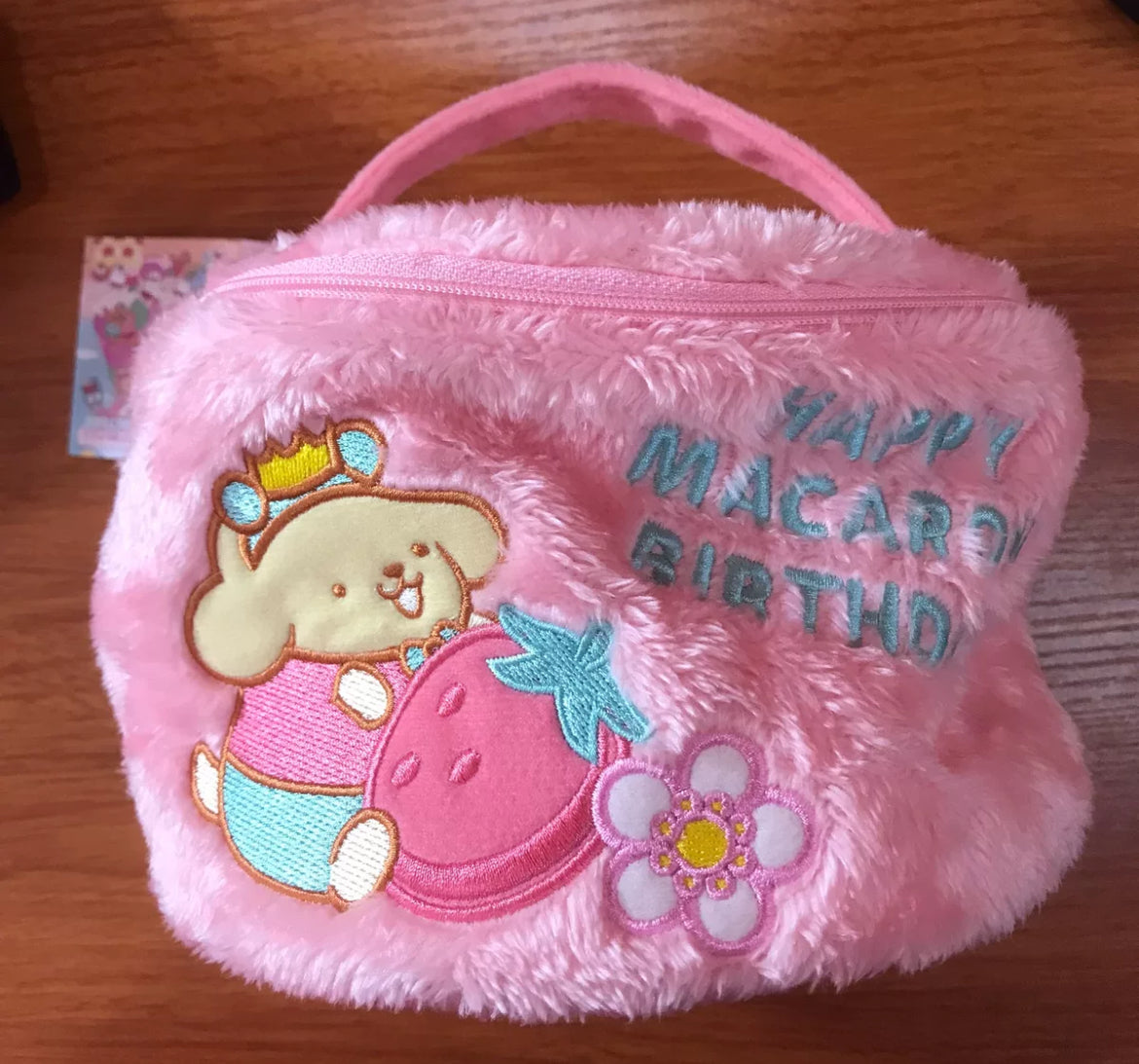 Pom Pom Purin Strawberry make up bag