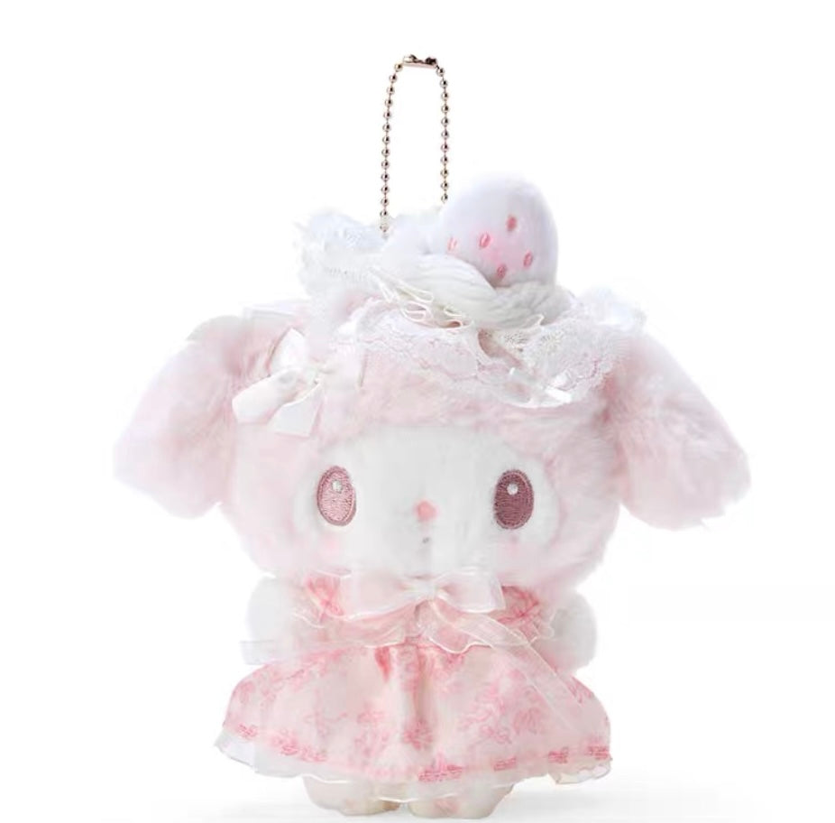 M0114 Japan Sanrio Newest My Melody white strawberry series