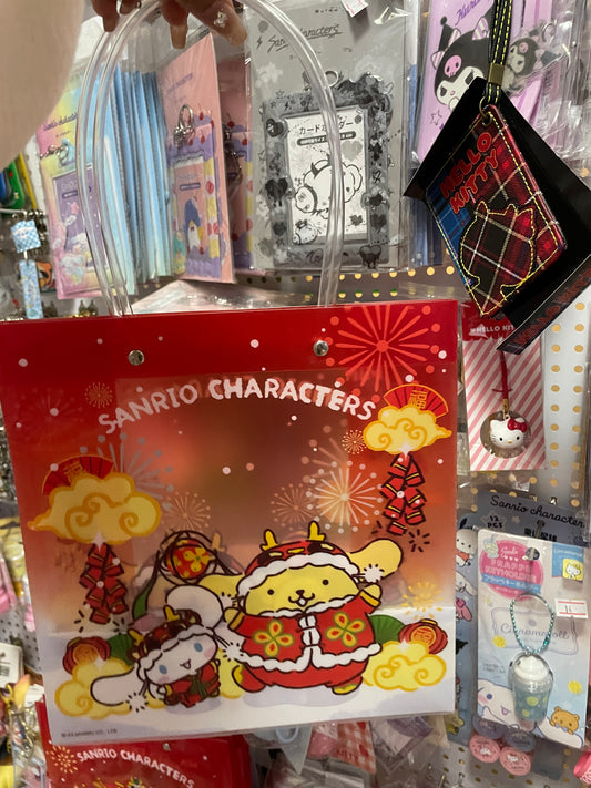 Sanrio New Year plastic gift bags