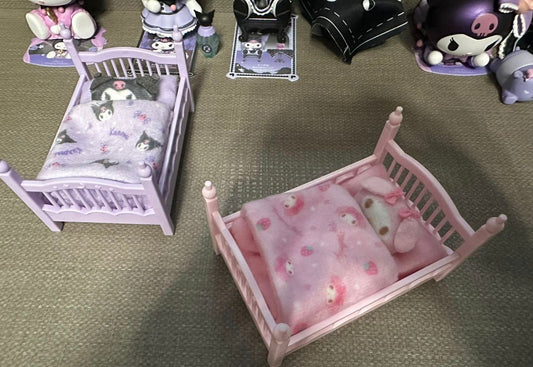 On sale ！Kuromi + My Melody bed