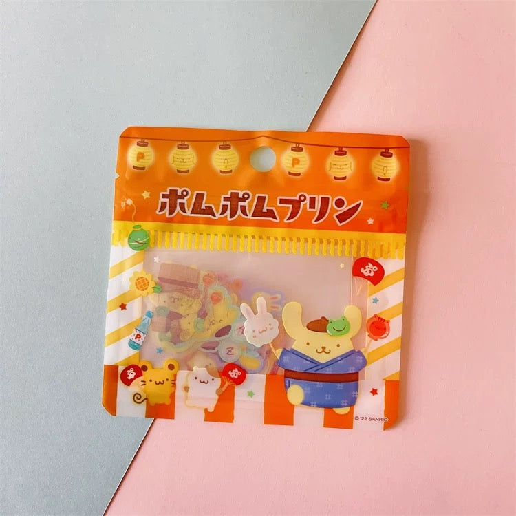 Pom Pom Purin Japan kimono stickers