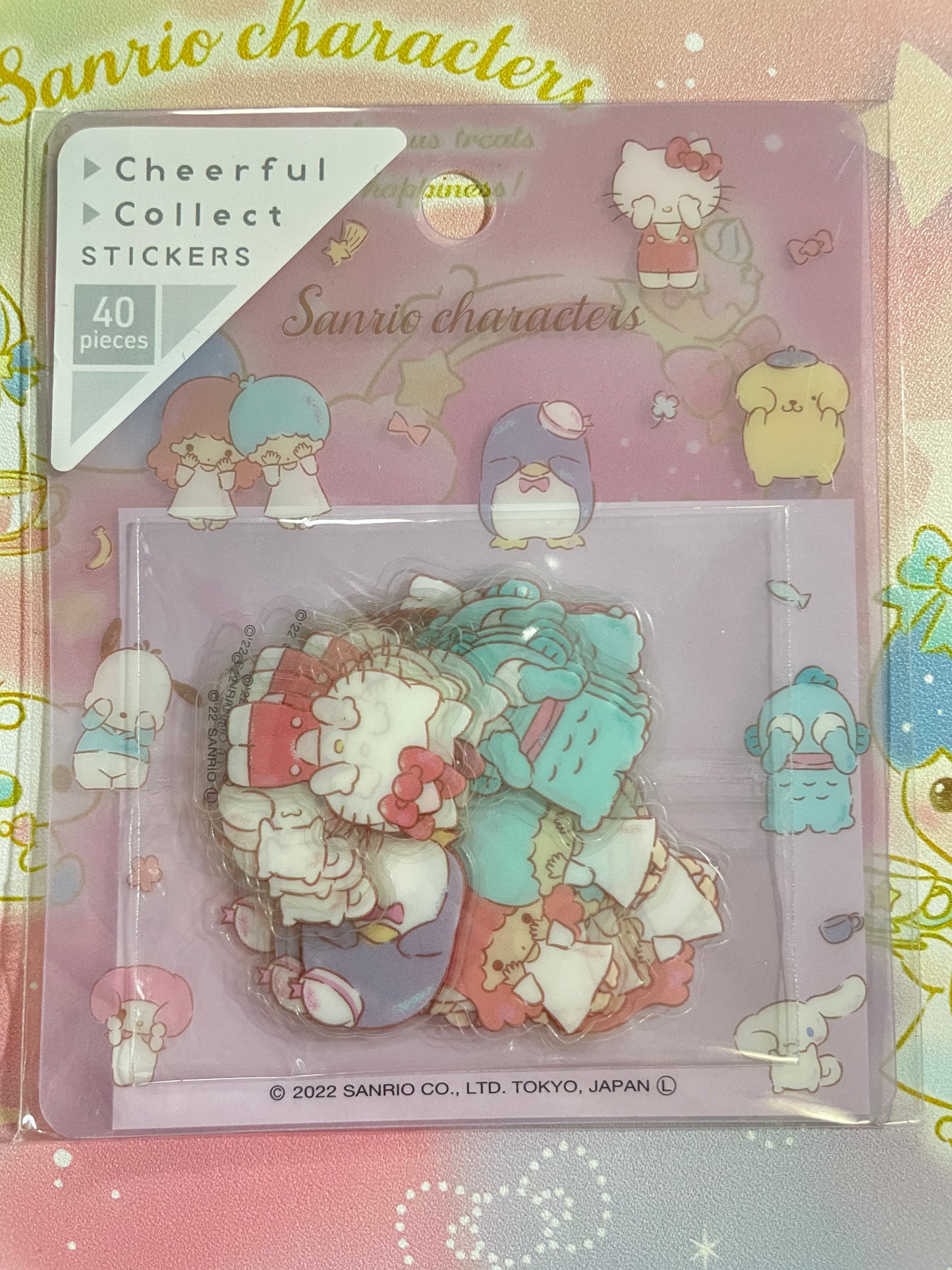 Sanrio families stickers shy