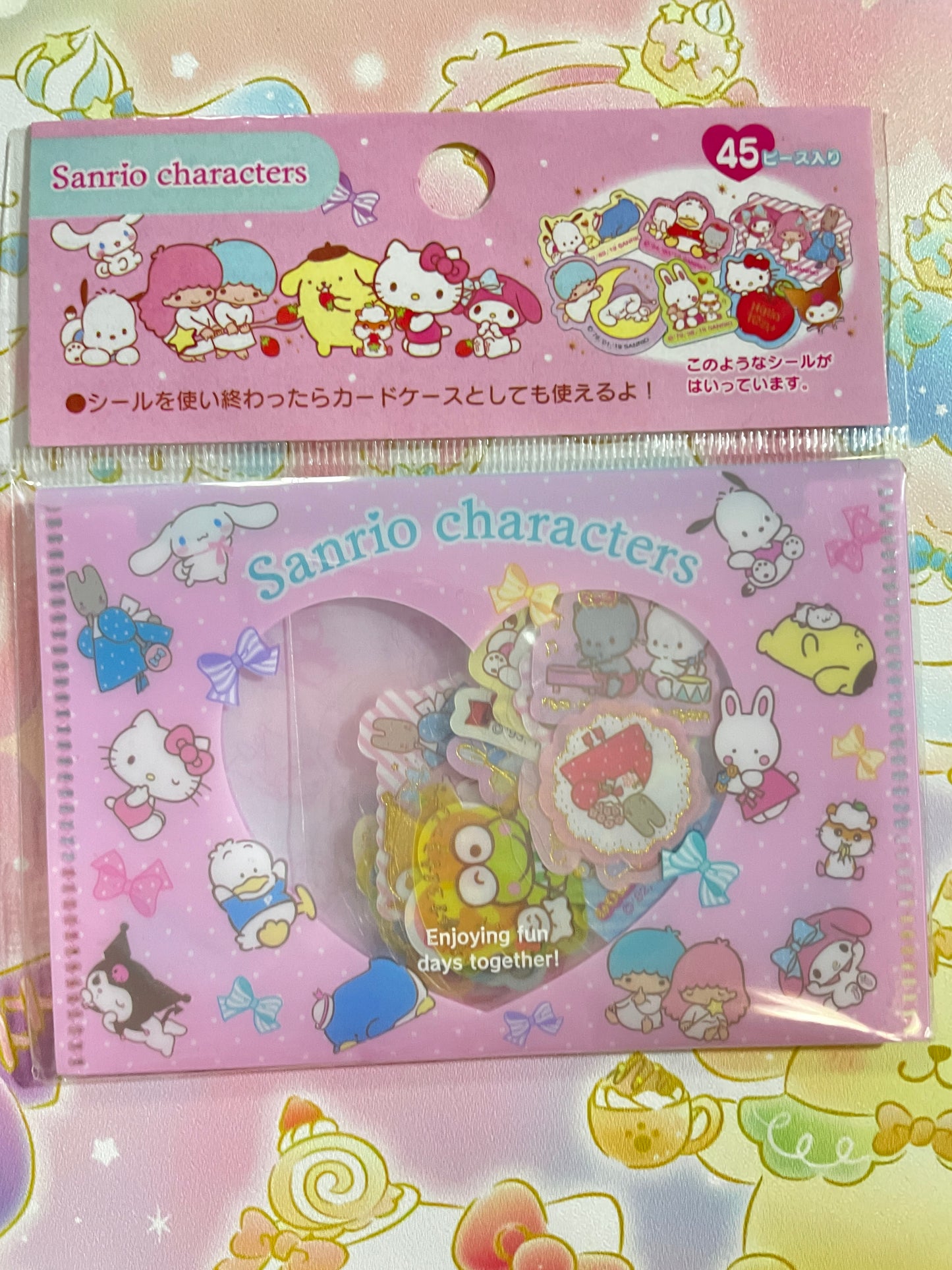 Sanrio families stickers strawberries