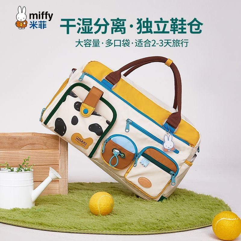 Miffy duffle bag travel bag big bag roomy bag