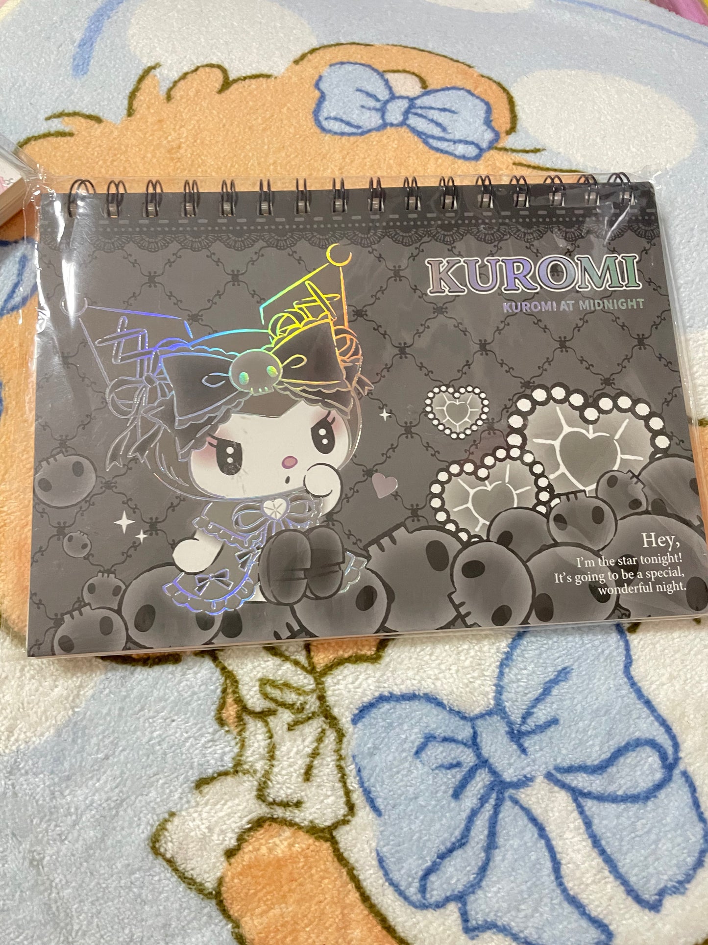 Kuromi magnetic closure notebooks