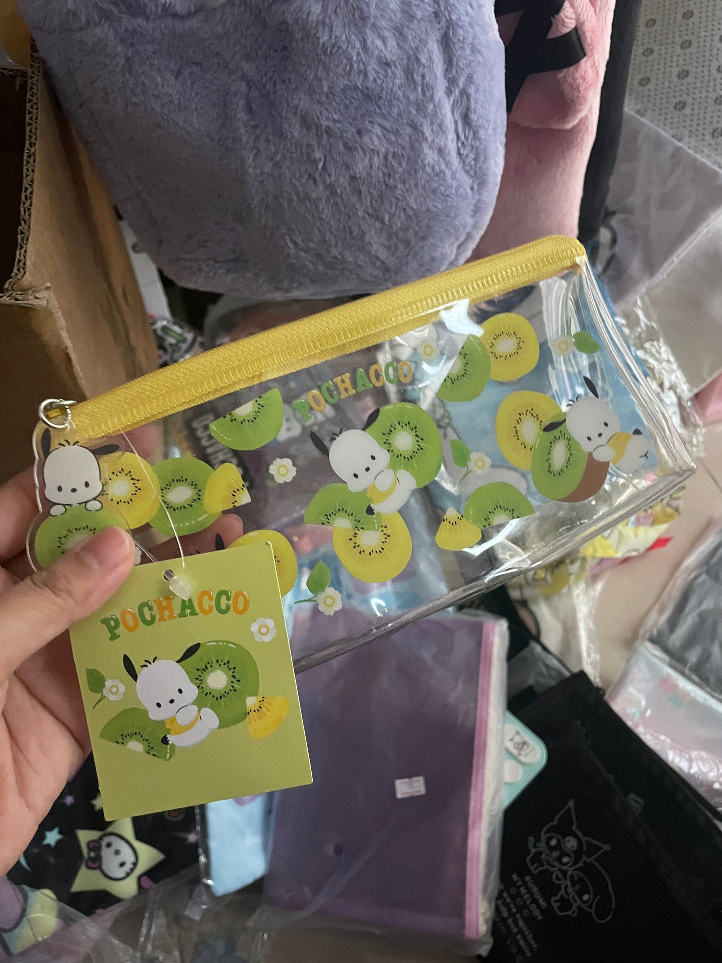 Clearance Sanrio pencil pouch storage pouch Sanrio families