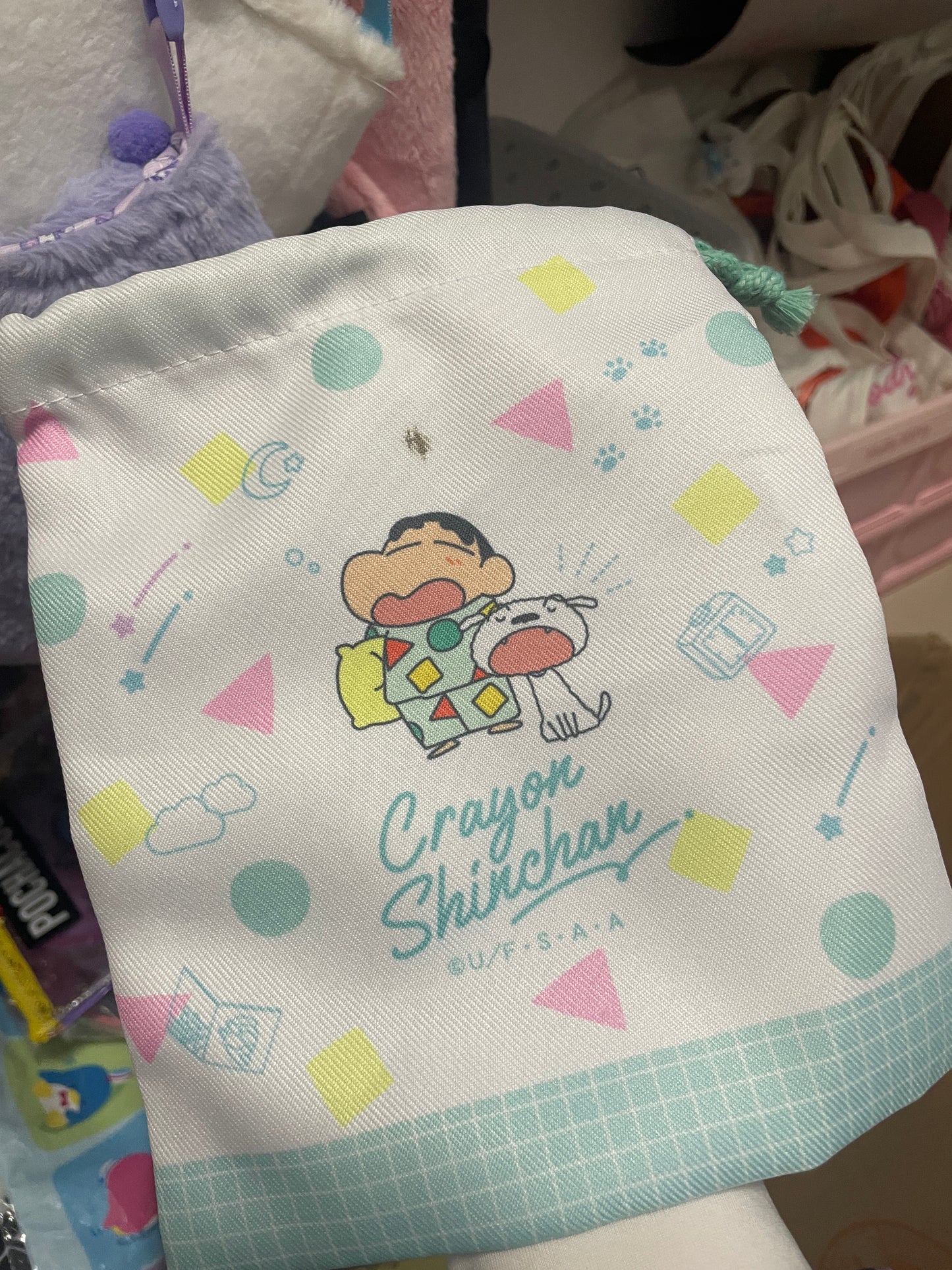 Clearance Sanrio drawstring bags Cinnamoroll My Melody Pochacco Shinchan