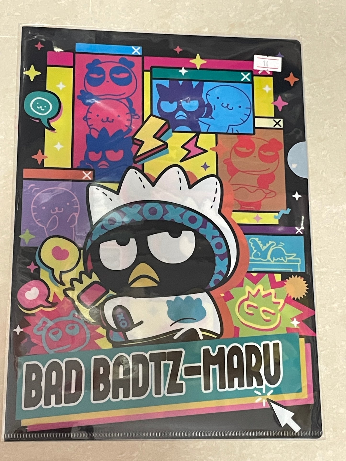 Badtz Maru file folder