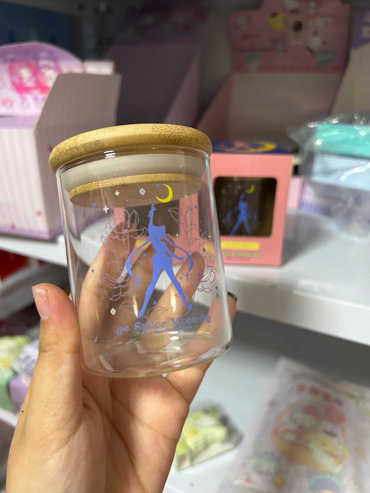 Sailor Moon glass contaioner