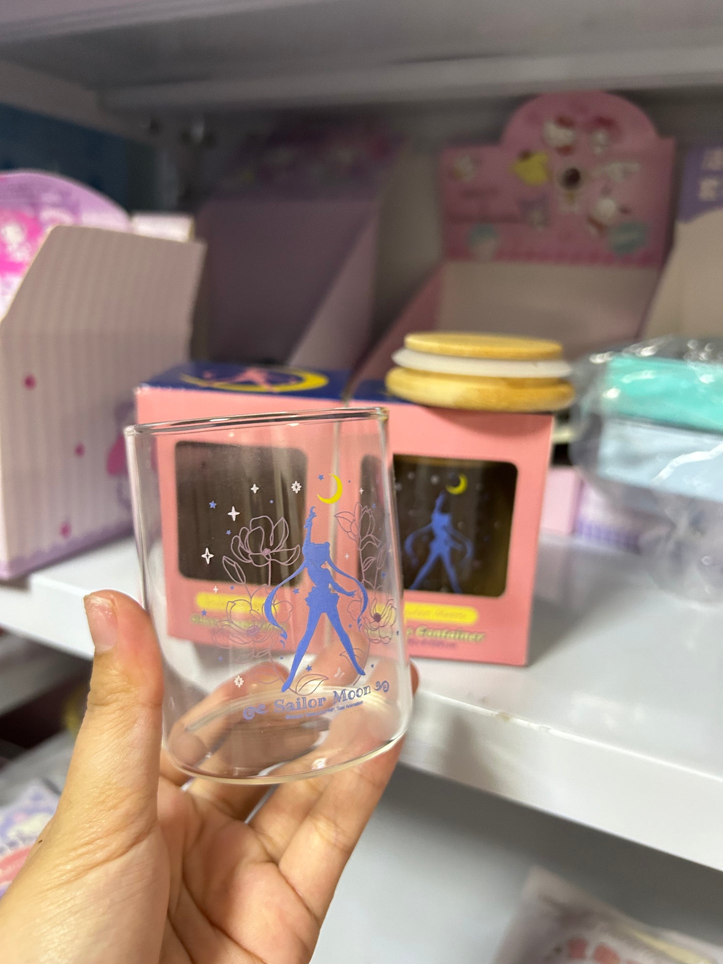 Sailor Moon glass contaioner