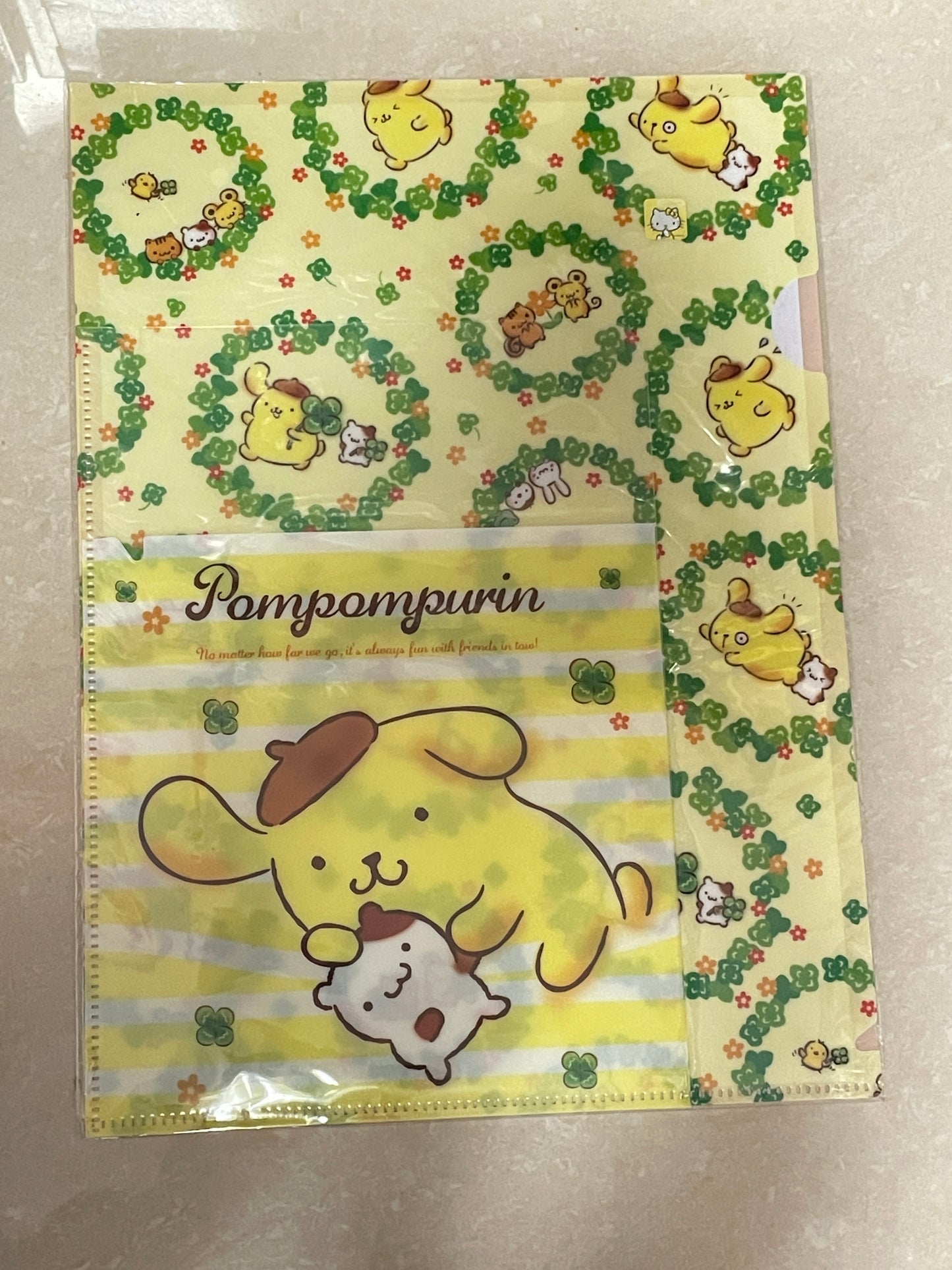 Pom Pom Purin file folder