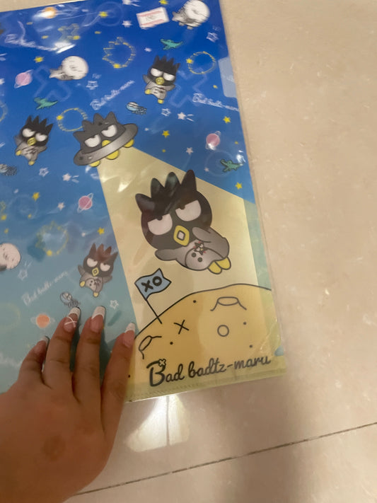 Badtz maru file folder