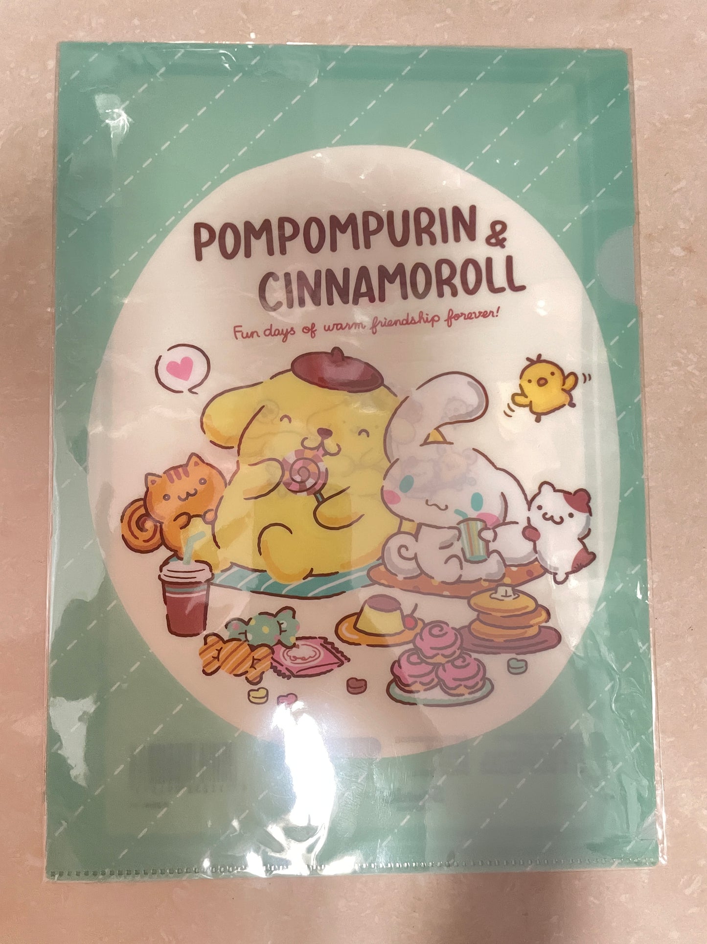 Pom Pom Purin Cinnamoroll file folder