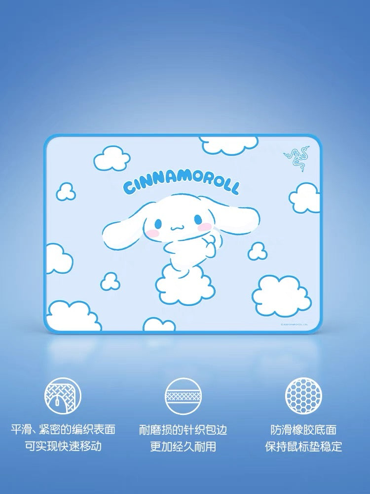 Cinnamoroll razer mouse and mouse pad set