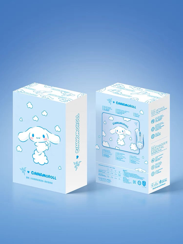 Cinnamoroll razer mouse and mouse pad set