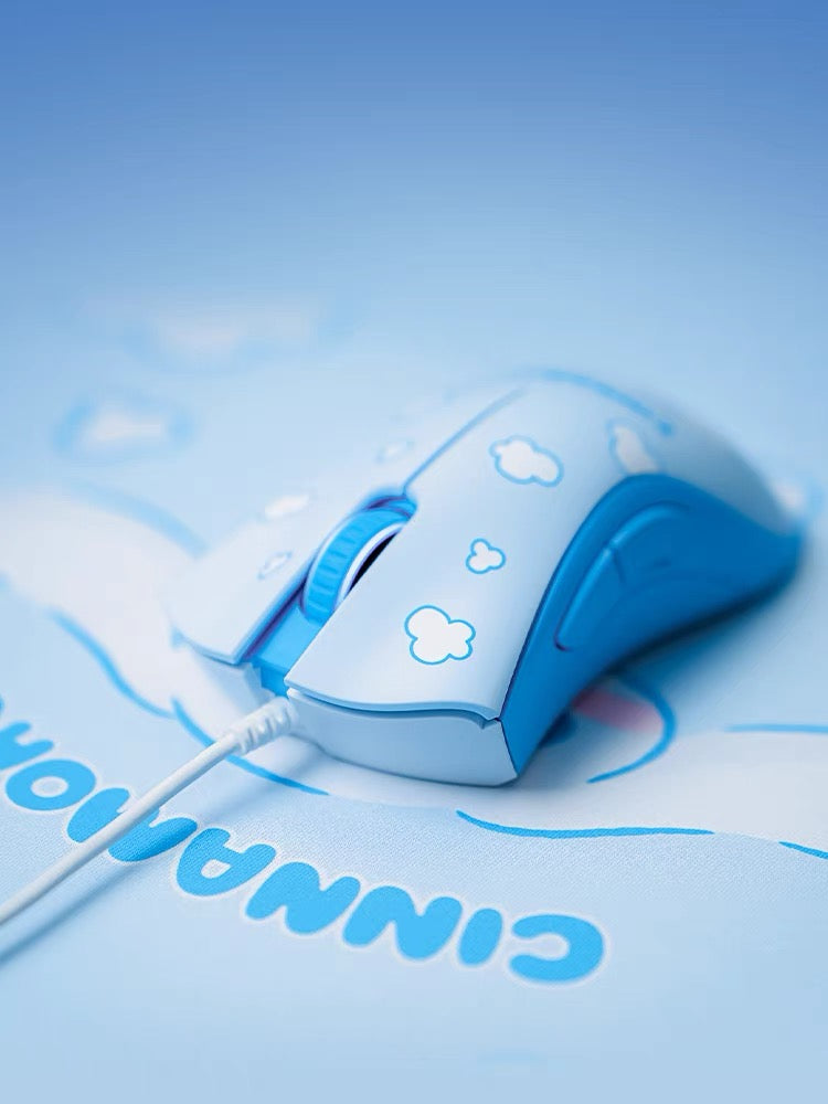 Cinnamoroll razer mouse and mouse pad set