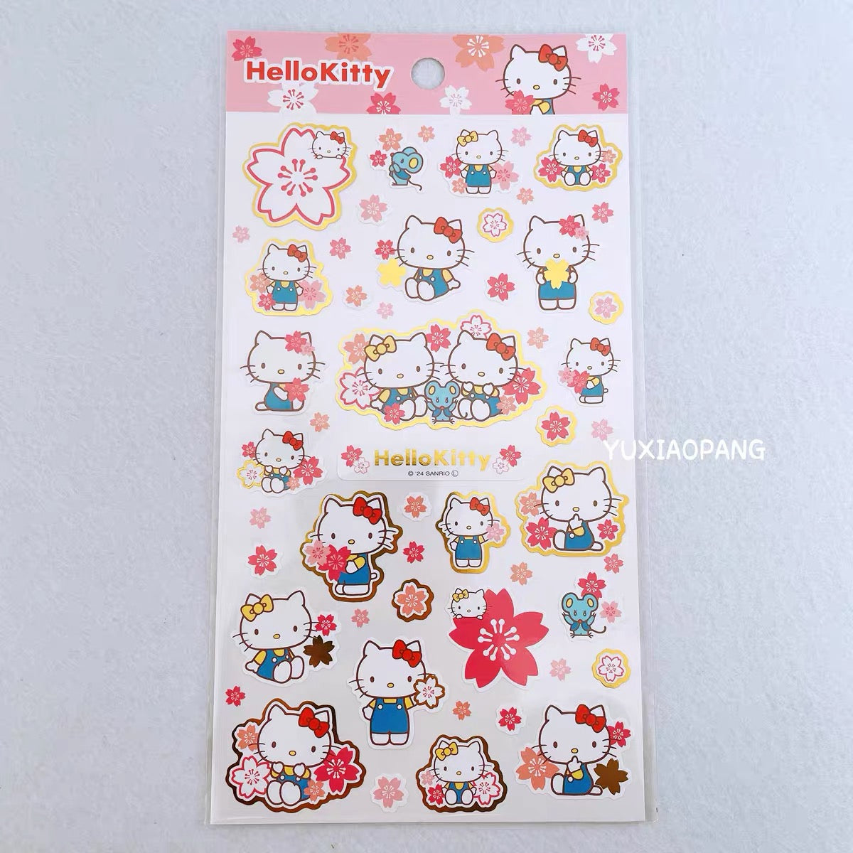 Sanrio sakura sticker Kitty melody kuromi pochacco Cinna hangy