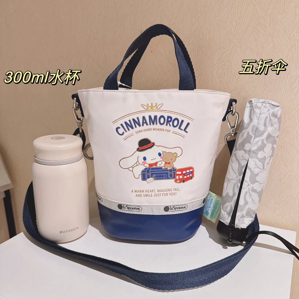 Lesportsac Cinnamoroll crossbody bag purse