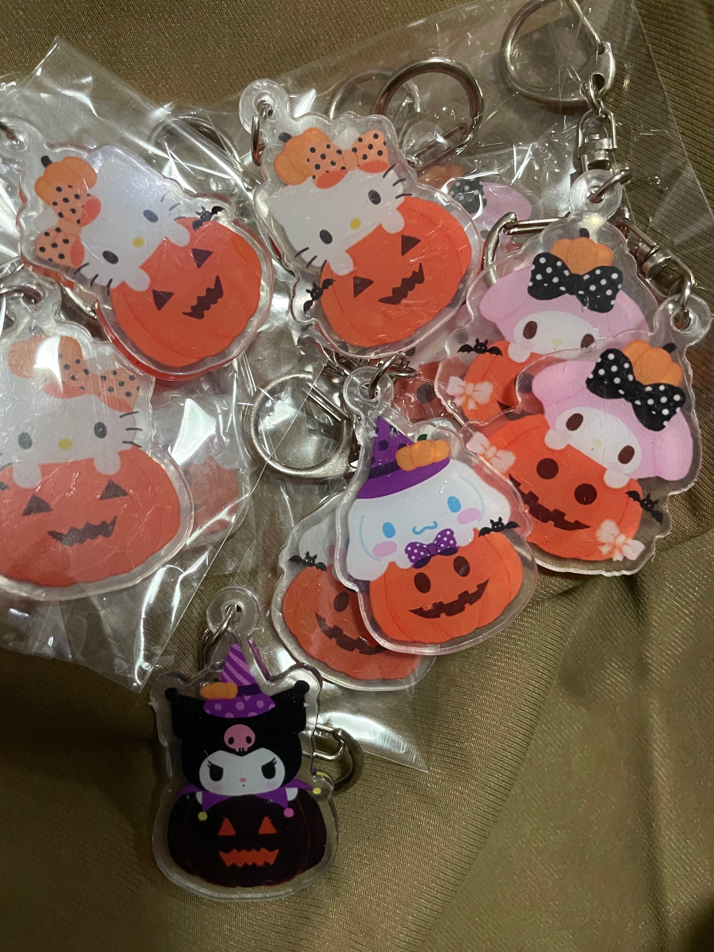 Sanrio halloween keychains