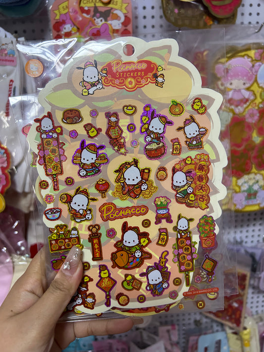 Sanrio New Year stickers