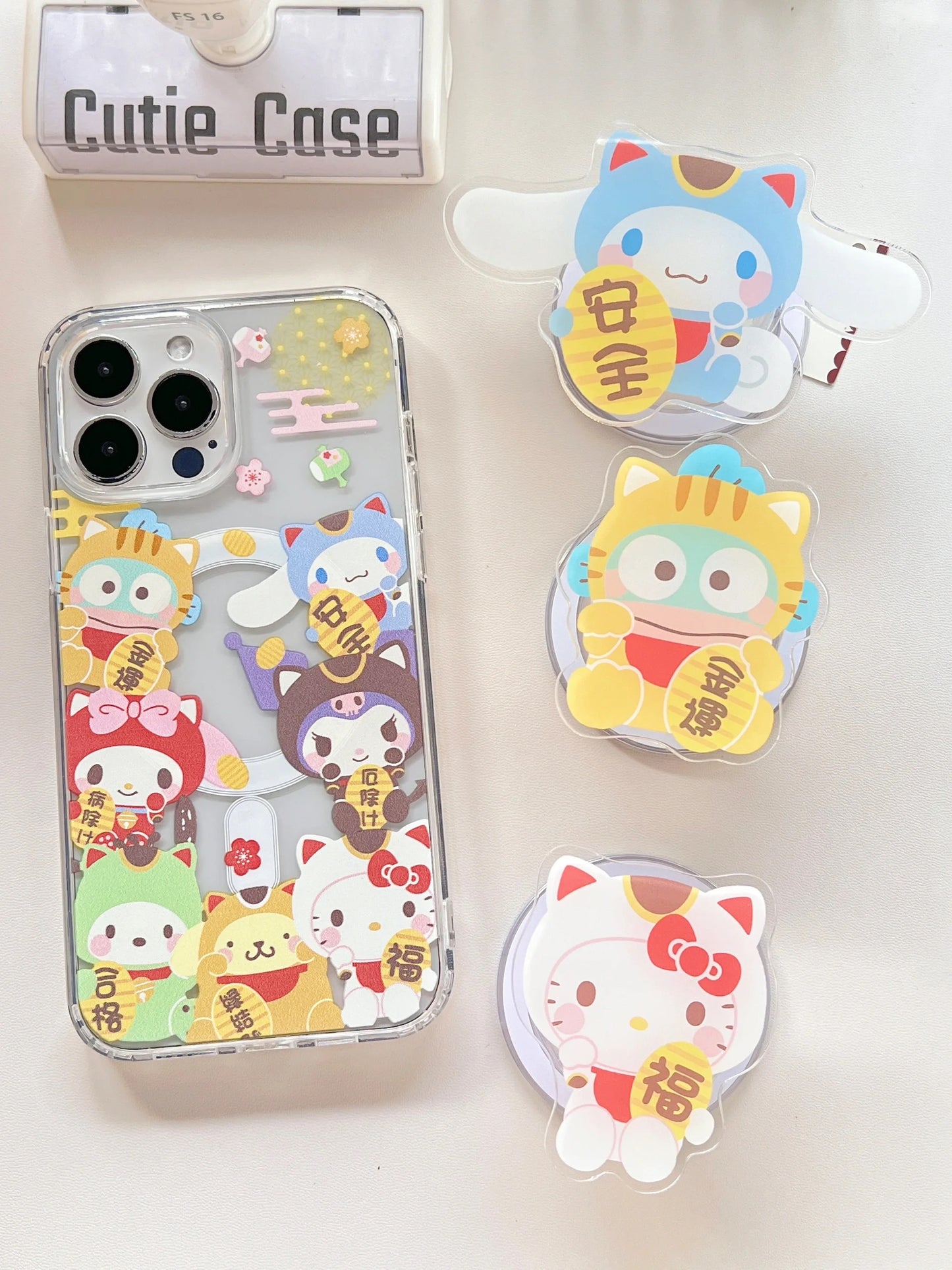 H129 Lucky cat Sanrio phone case