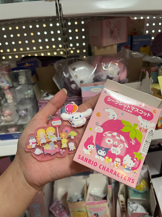 Sanrio families acrylic keychain confirmed blind box