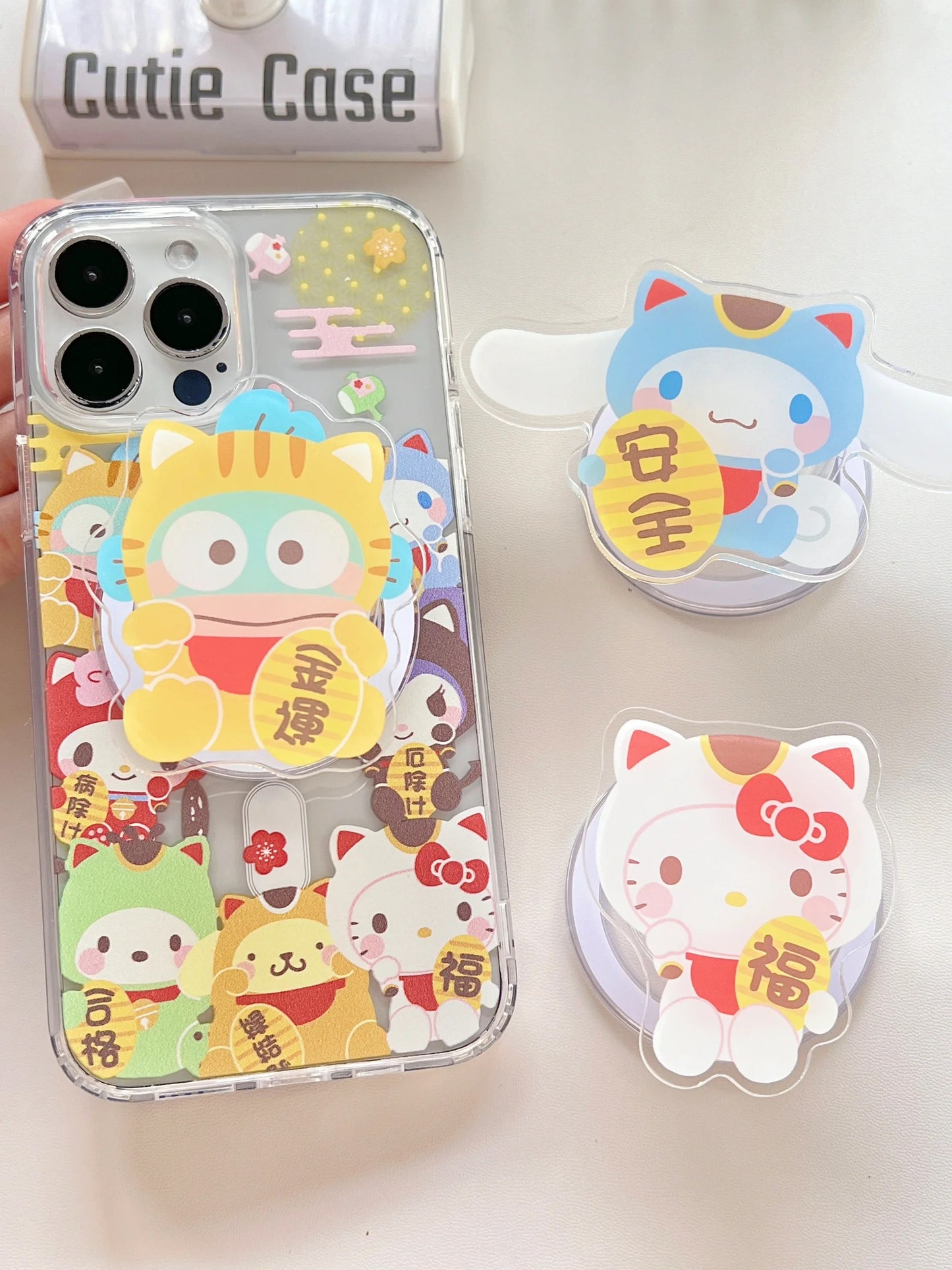 H129 Lucky cat Sanrio phone case