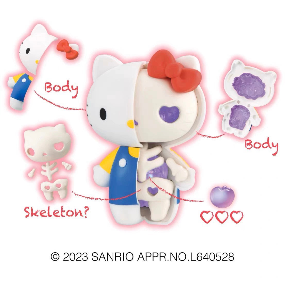 Sanrio skeleton blind box My Melody Cinnamoroll Hello Kitty