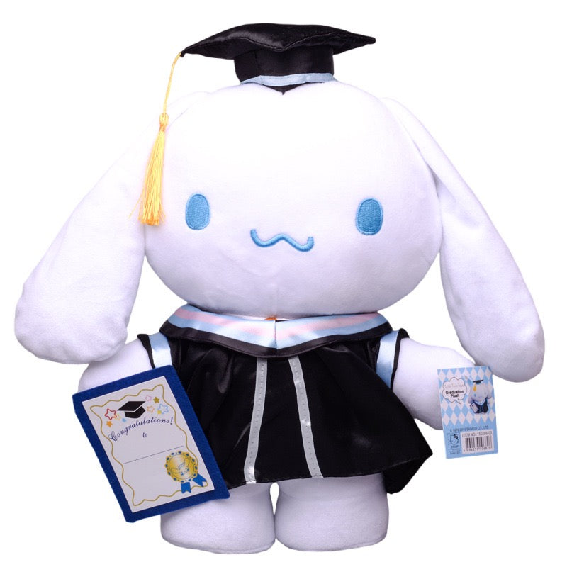 Japanese cute Sanrio Kulo Me Melody bachelor's clothing graduation doctor's hat dress plush doll decoration