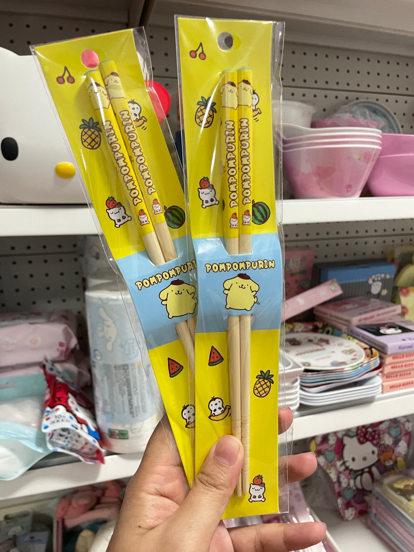 pompom chopsticks