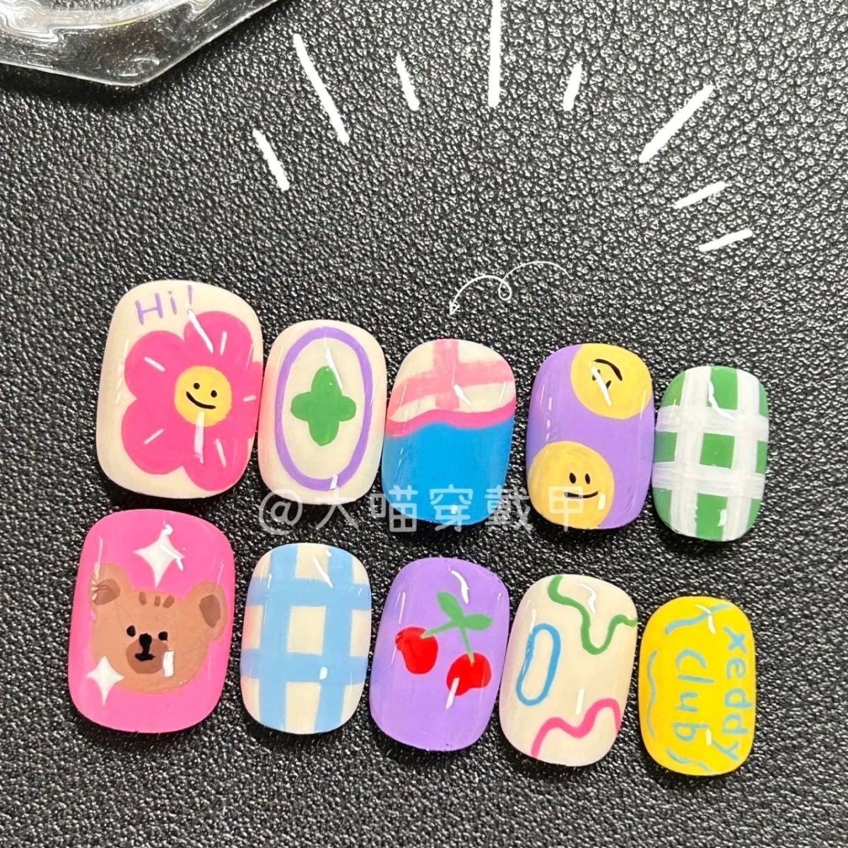 Press on nails cutest designs handmade