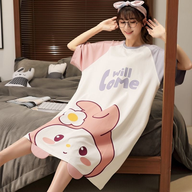 Cuteset night gown Hello Kitty Pokemon Lotso Doraemon Cinnamoroll My Melody