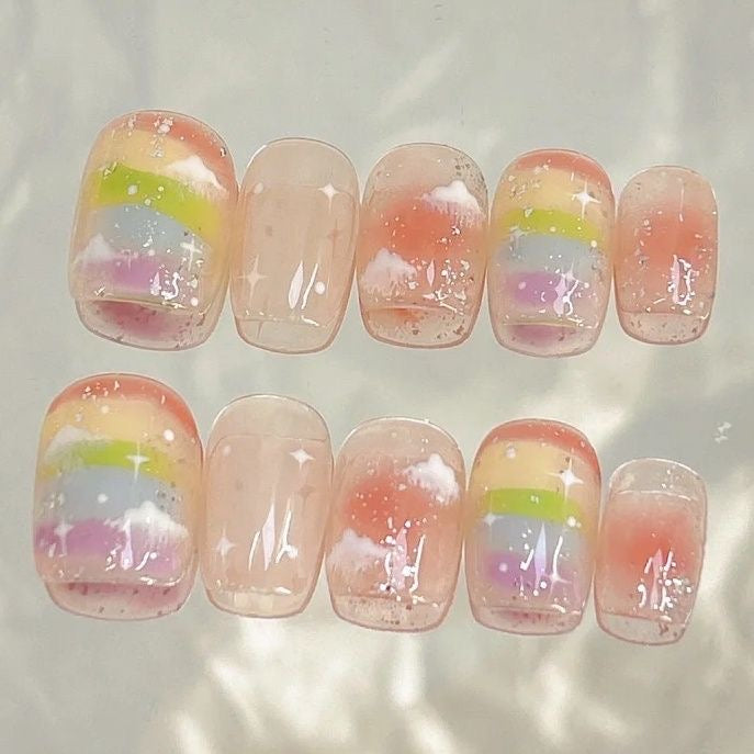 Press on nails cutest designs handmade