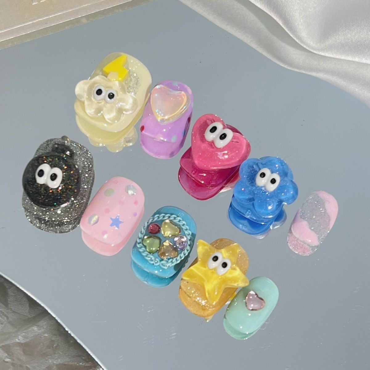 Press on nails cutest designs handmade