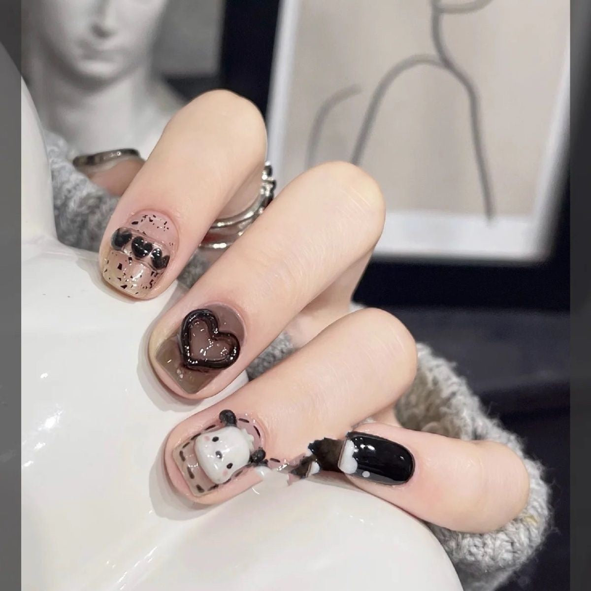 Press on nails cutest designs handmade