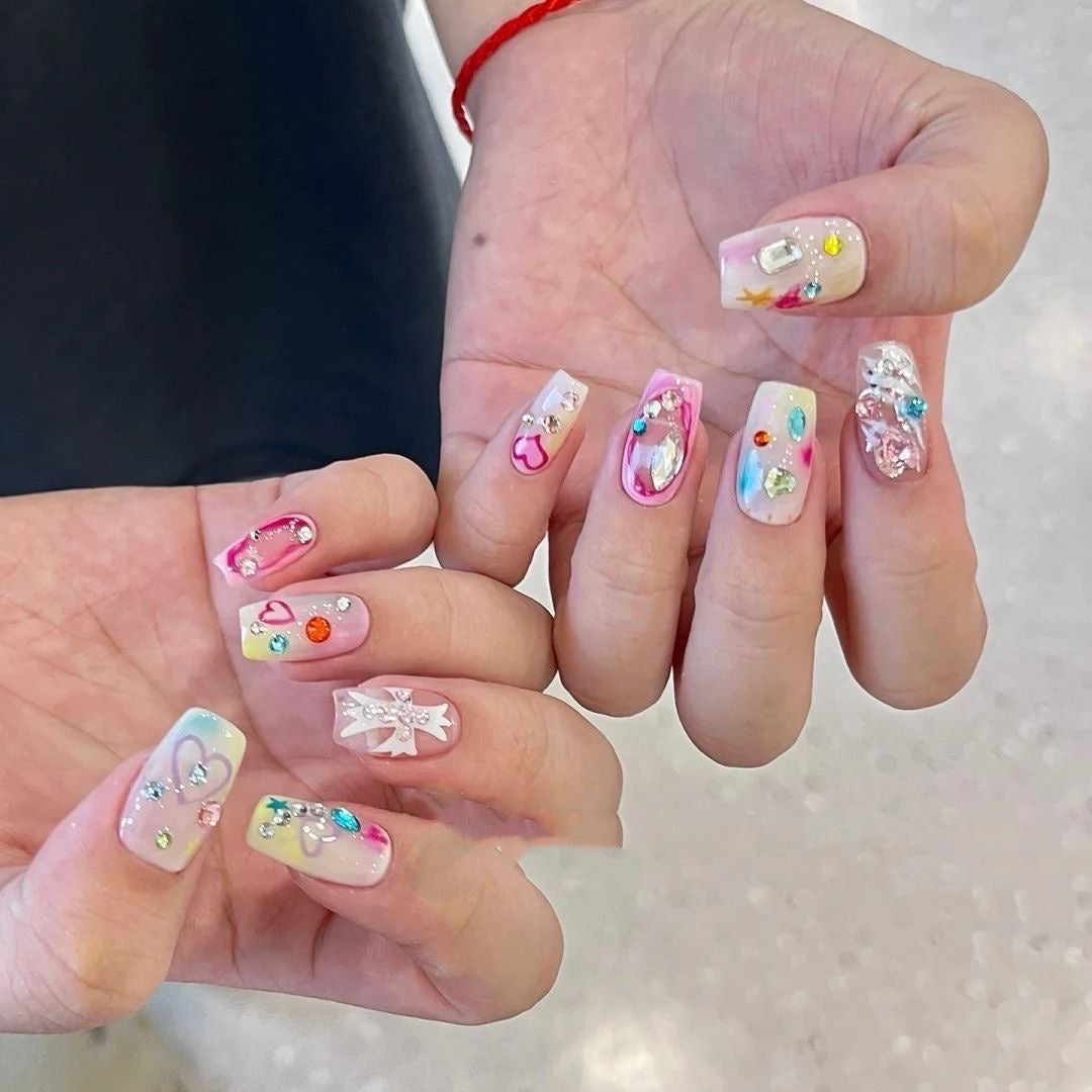 Press on nails cutest designs handmade