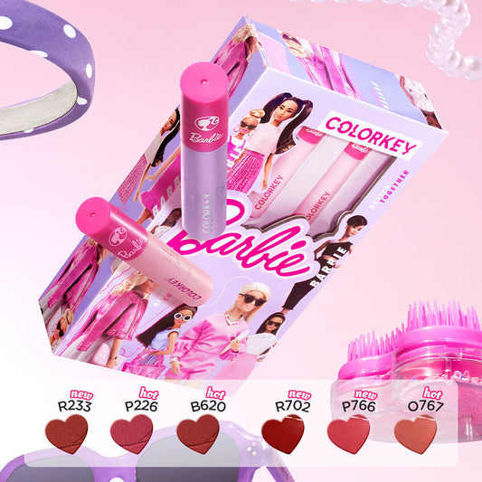 Barbie lip gloss set