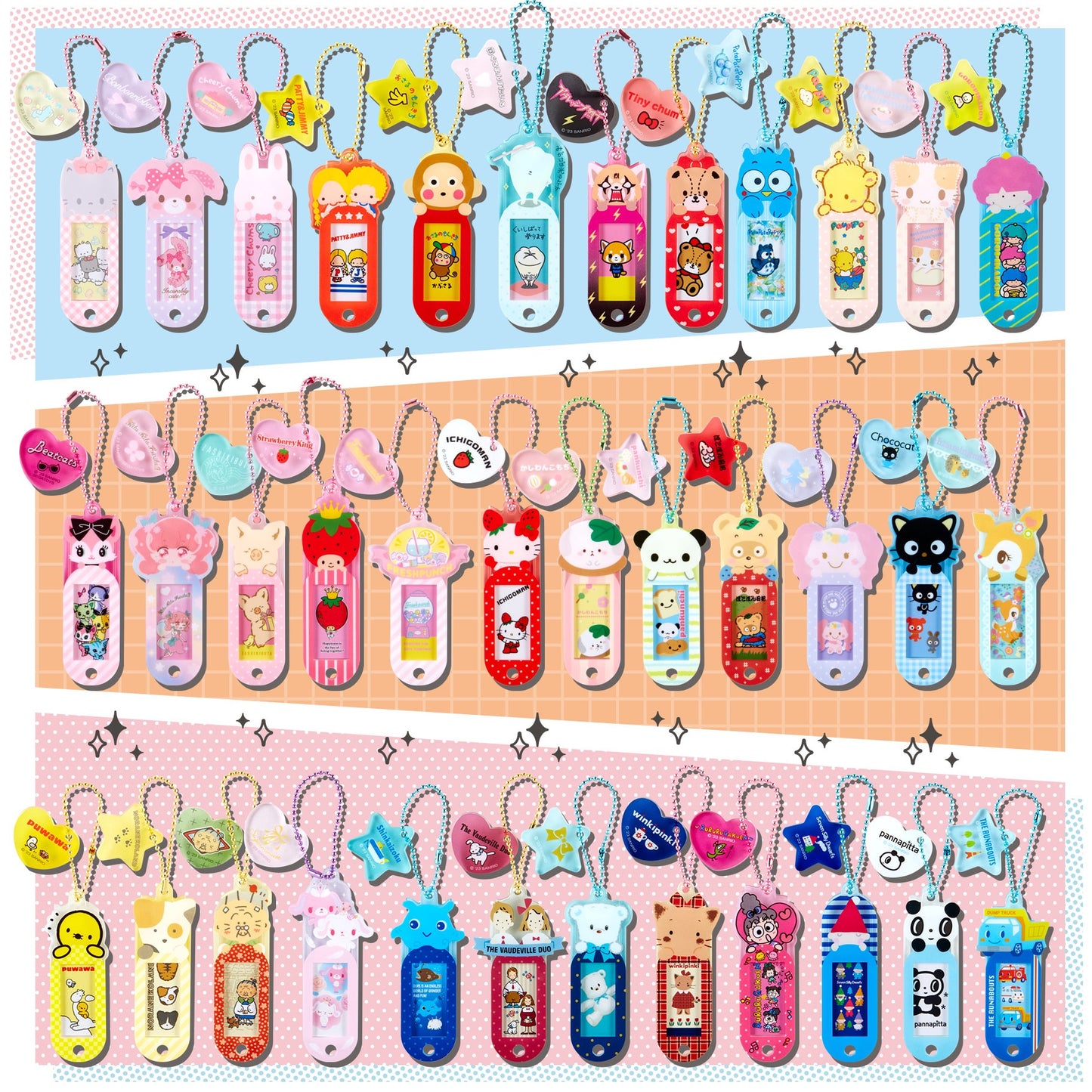 HP80 Sanrio All stars series keychain[pre-order]