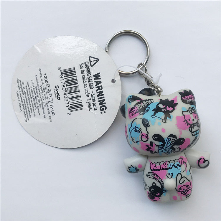 kitty design keychain bank