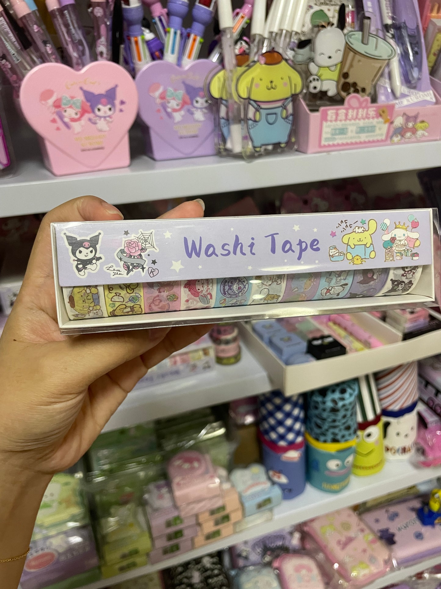 washi tape mix charactets