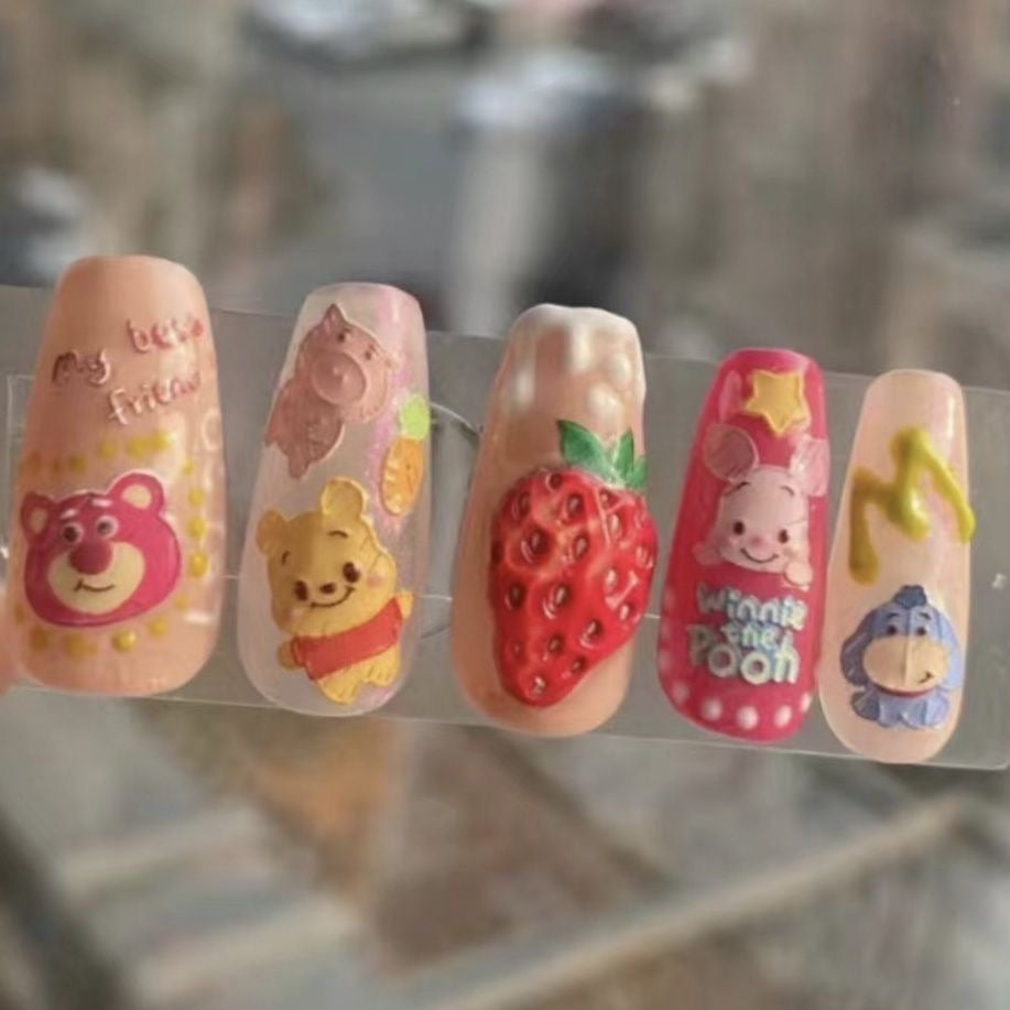 Press on nails cutest designs handmade