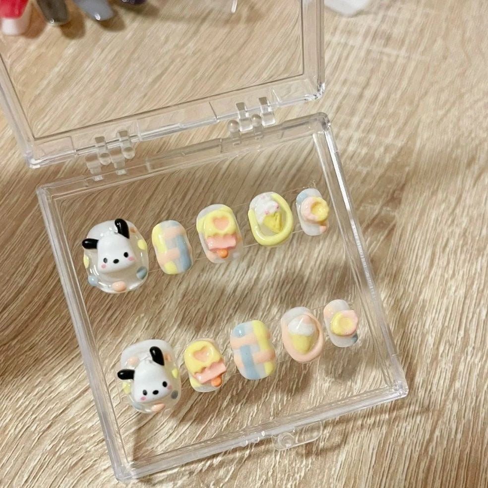 Press on nails cutest designs handmade