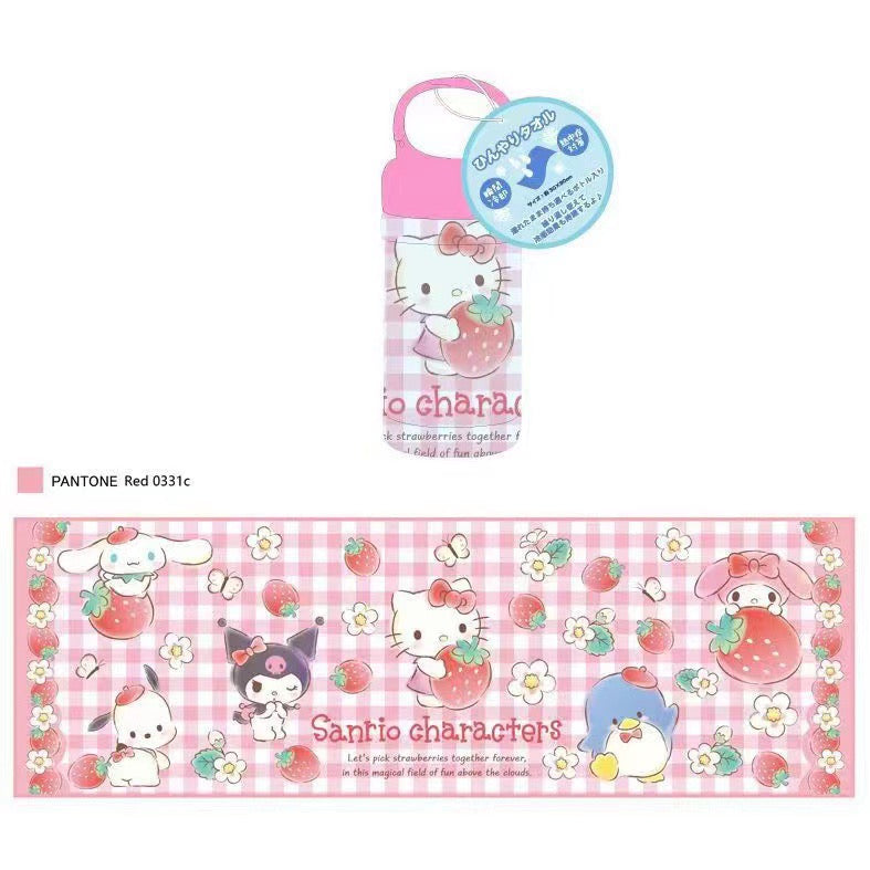 Sanrio Cold sports towel cooling sweat towel ice towel gym running yoga quick-drying ice sweat towel