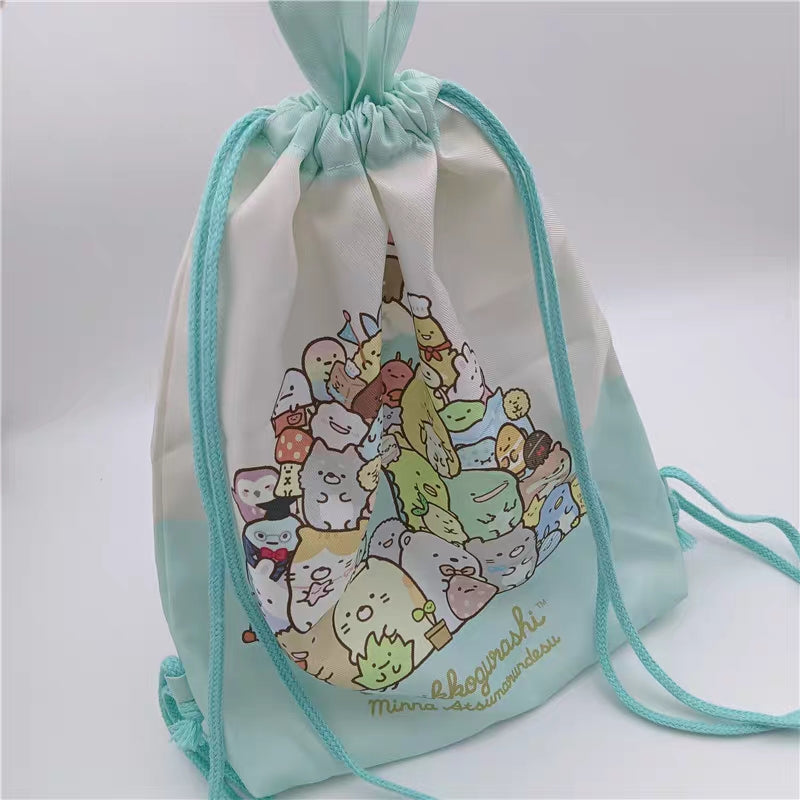 Japanese order Sumikko Gurashi drawstring bag(26*7*33cm/10*6*12inch)