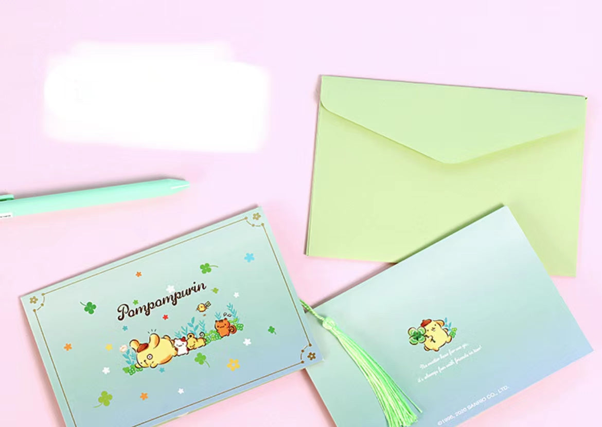 Sanrio blessing card Little twins stars Kerropi Hello Kitty