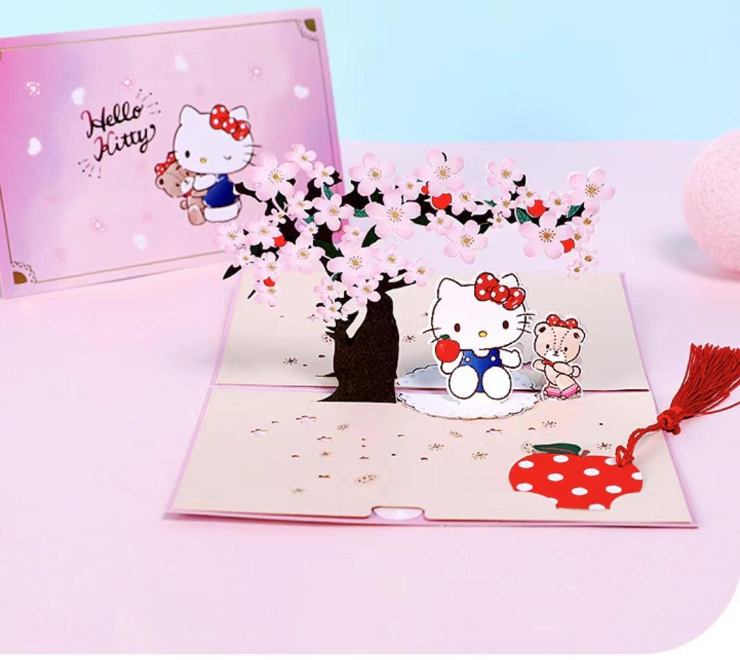 Sanrio blessing card Little twins stars Kerropi Hello Kitty