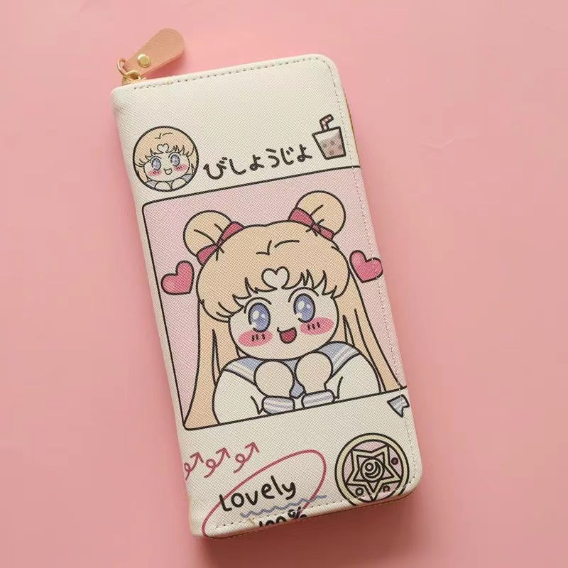 A0204 Cute long wallet