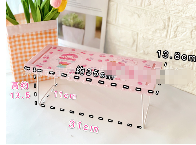 A0214 Bed table stackable table foldable