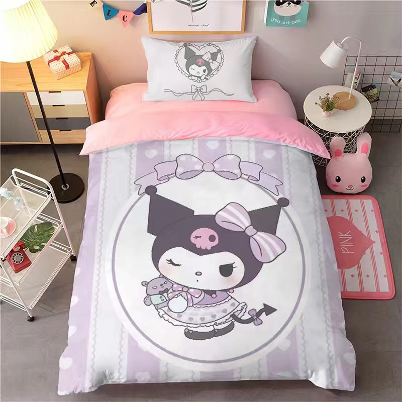 Bed Sheet set Kuromi for WINTER